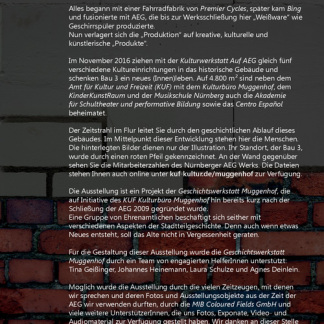 AEG Beschreibung der Austellung