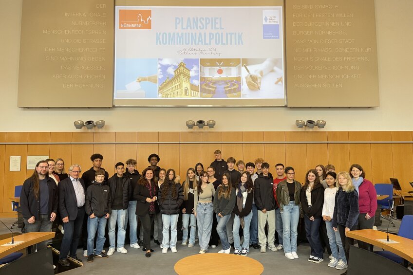 Planspiel Demokratie Gruppenbild