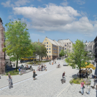 Obstmarkt Umgestaltung | Visualisierung