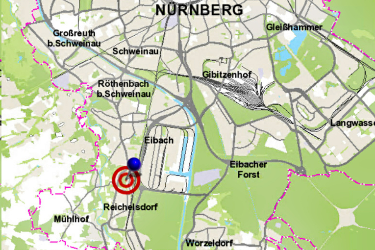 © Bild: Stadt Nürnberg Eichenwaldgraben im Stadtgebiet