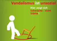 (SÖR) Vandalismus ist unsozial!