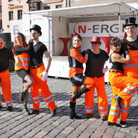 Das Sör-Ballett am Hauptmarkt beim Tag der offenen Tür